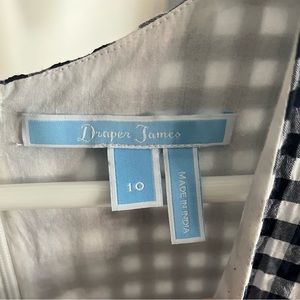 Draper James, size 10, Navy gingham